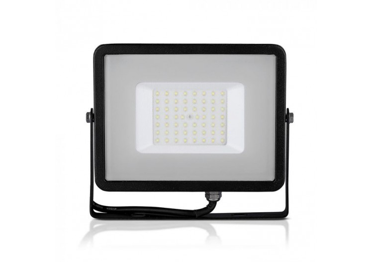 Projecteur LED 10W SAMSUNG CHIP Corps Noir SMD Blanc Chaud