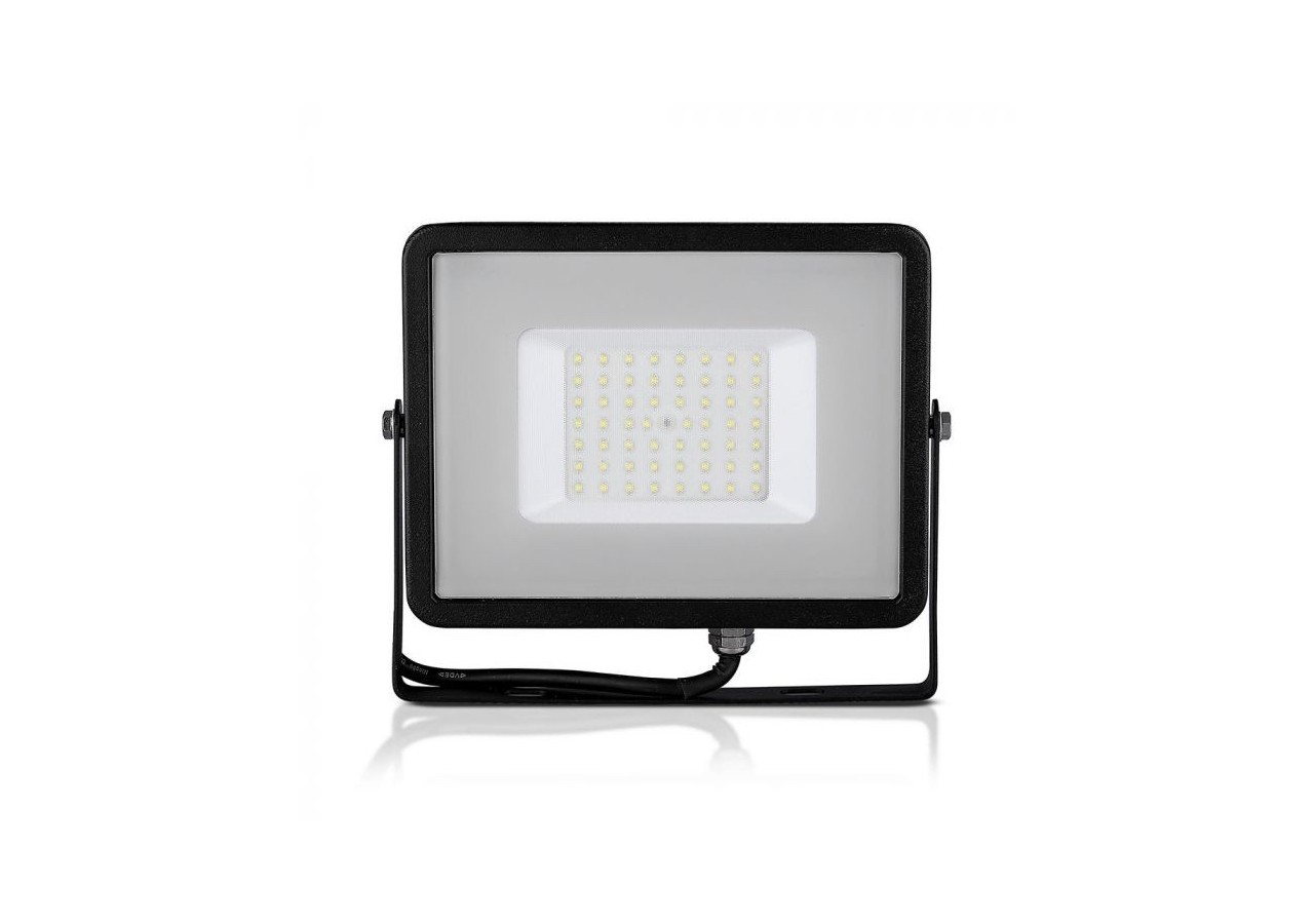 Projecteur LED 10W SAMSUNG CHIP Corps Noir SMD Blanc Chaud