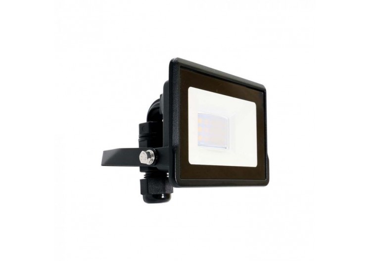Projecteur LED 10W Puce SAMSUNG Corps Noir 4000K