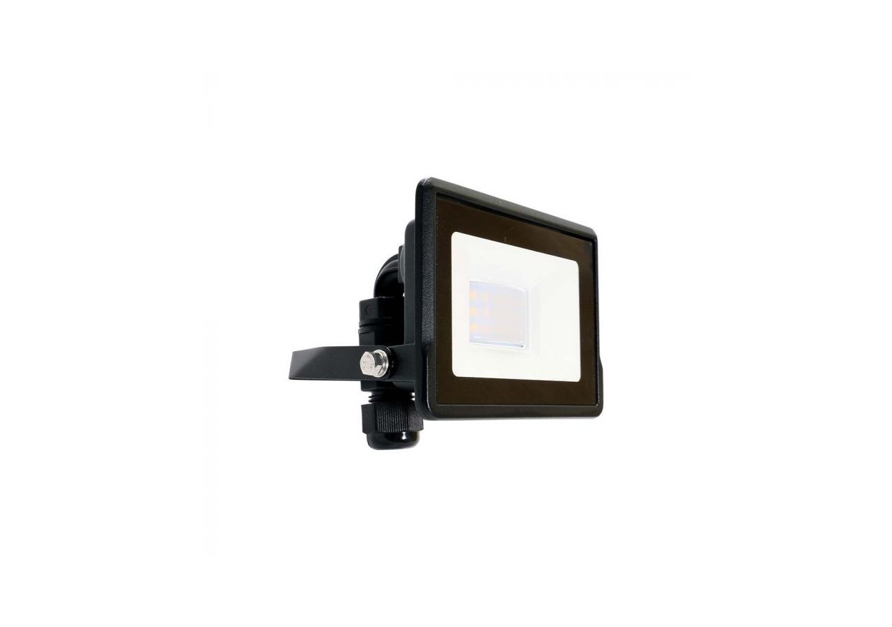 Projecteur LED 10W Puce SAMSUNG Corps Noir 4000K