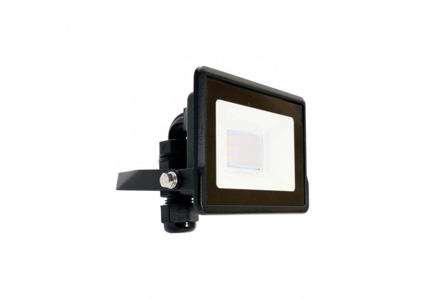 Projecteur LED 10W Puce SAMSUNG Corps Noir 6400K