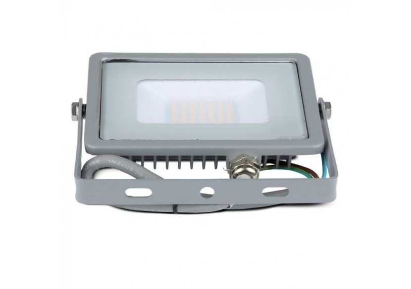 Projecteur LED 20W SAMSUNG CHIP Corps Gris SMD Blanc Chaud