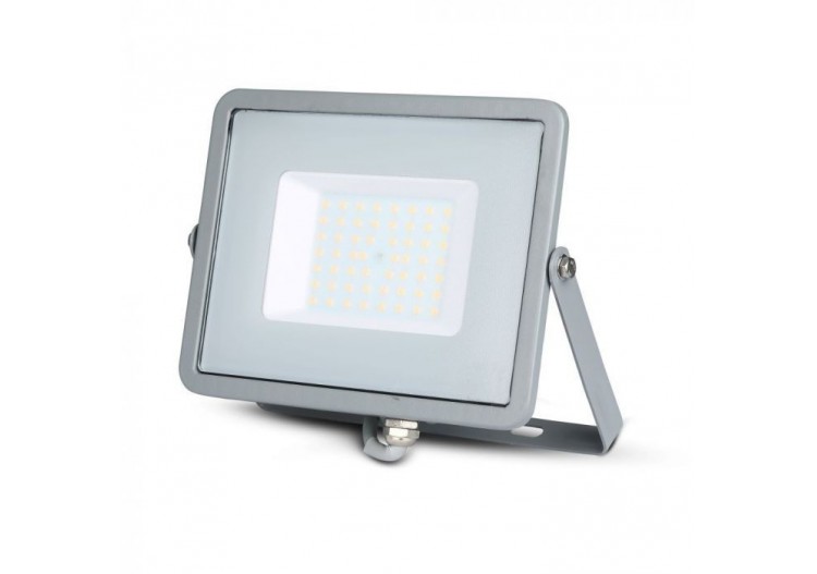 Projecteur LED 50W SMD SAMSUNG Chip G2 Corps Gris 4000K