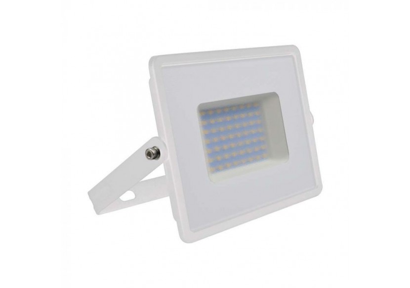 Projecteur LED 50W SMD Série E Corps Blanc 3000K