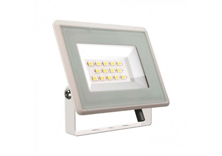 Projecteur LED 10W SMD Corps Blanc 4000K