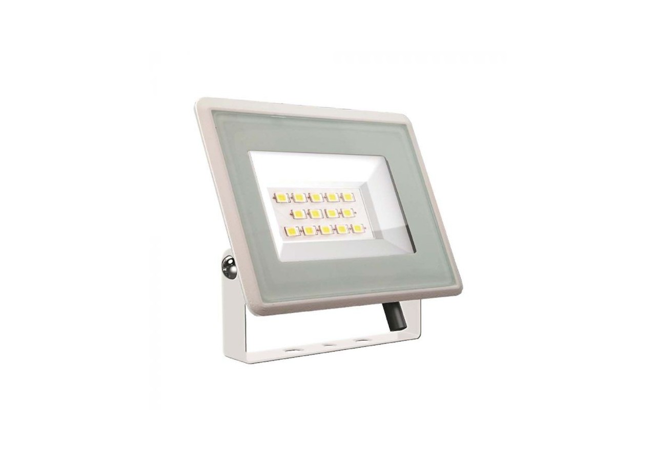 Projecteur LED 10W SMD Corps Blanc 6500K