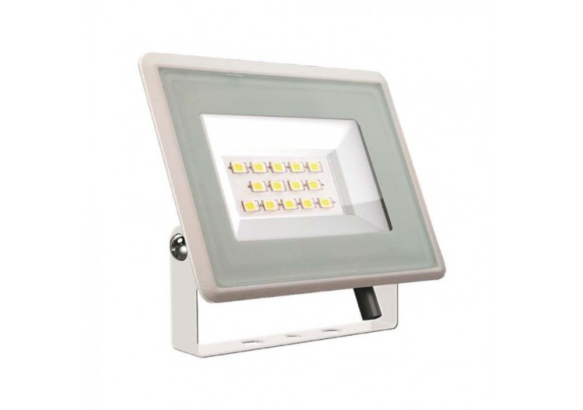 Projecteur LED 10W SMD Corps Blanc 6500K