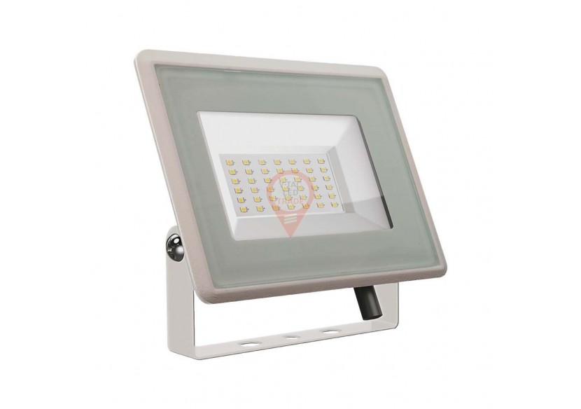 Projecteur LED 30W SMD Série F Corps Blanc 3000K