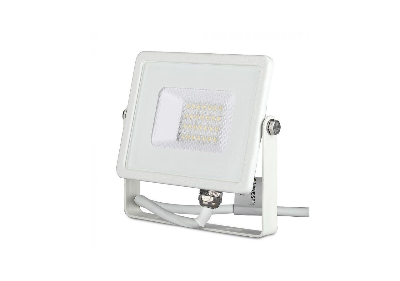 Projecteur LED 20W SMD SAMSUNG Puce G2 Corps Blanc 3000K