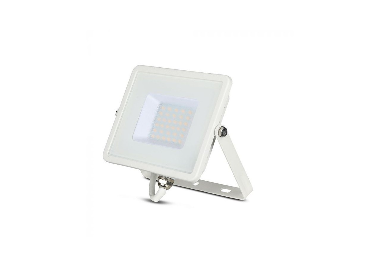 Projecteur LED 30W SMD SAMSUNG Puce G2 Corps Blanc 4000K