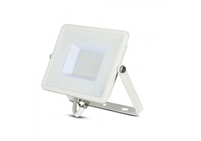 Projecteur LED 30W SMD SAMSUNG Puce G2 Corps Blanc 4000K