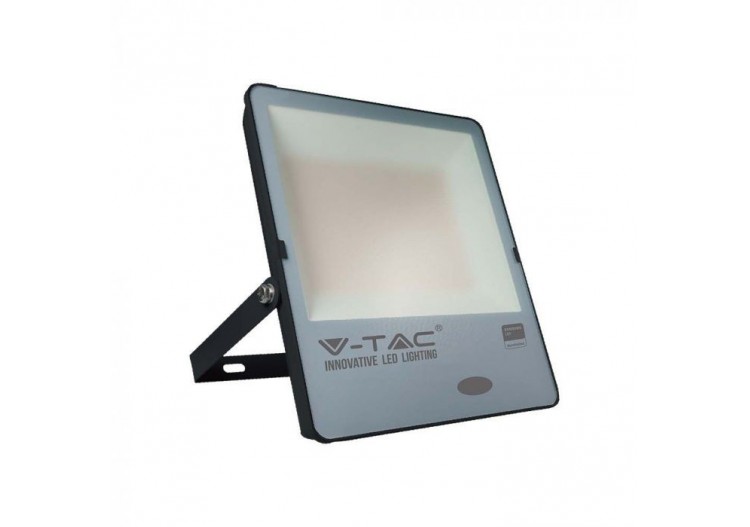 Projecteur de lumière du jour à capteur LED 200W, puce SAMSUNG, 100 lm/W, corps noir, 3000K