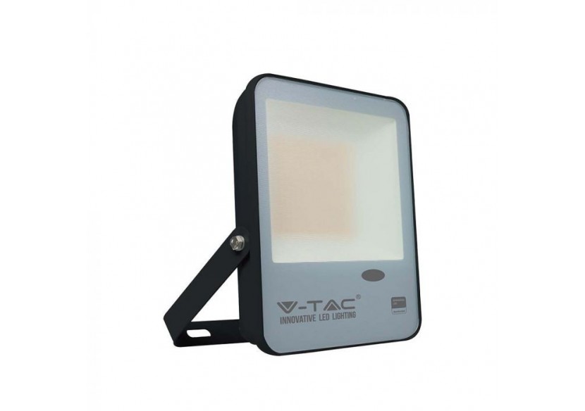 Projecteur de lumière du jour à capteur LED 30W, puce SAMSUNG, 100 lm/W, corps noir, 4000K