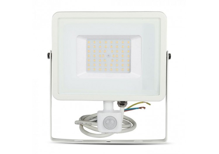 Projecteur LED à Capteur 50W SAMSUNG CHIP Fonction Coupure Corps Blanc 3000K