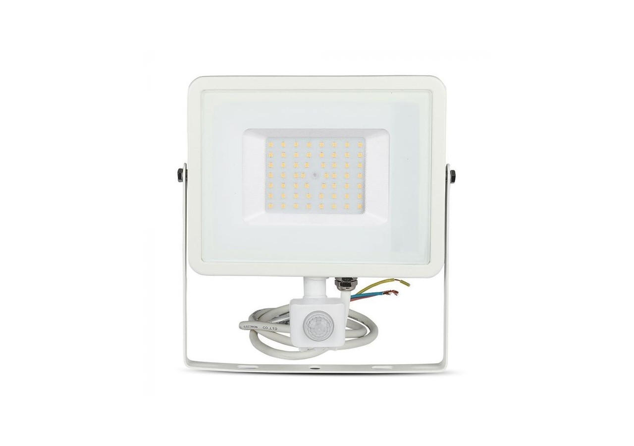 Projecteur LED à Capteur 50W SAMSUNG CHIP Fonction Coupure Corps Blanc 3000K