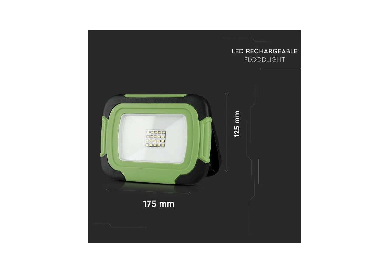 Projecteur LED 20W Rechargeable Puce SAMSUNG IP44 6400