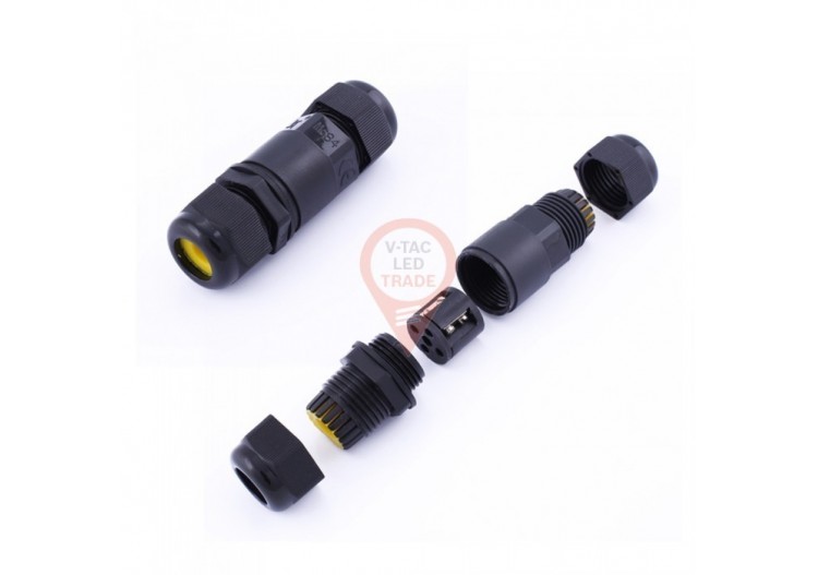 Bornier noir étanche 5-9mm IP68