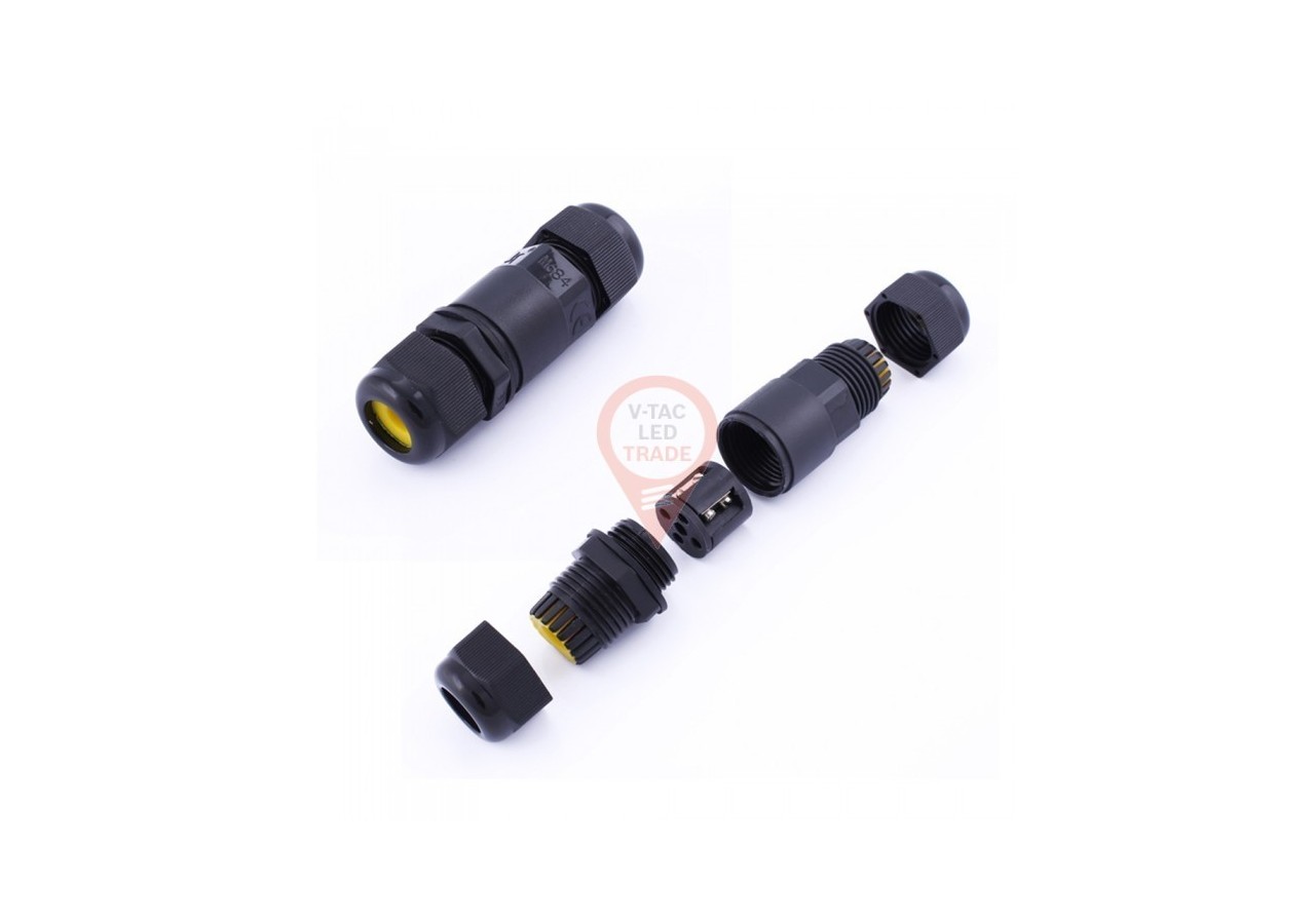 Bornier noir étanche 5-9mm IP68