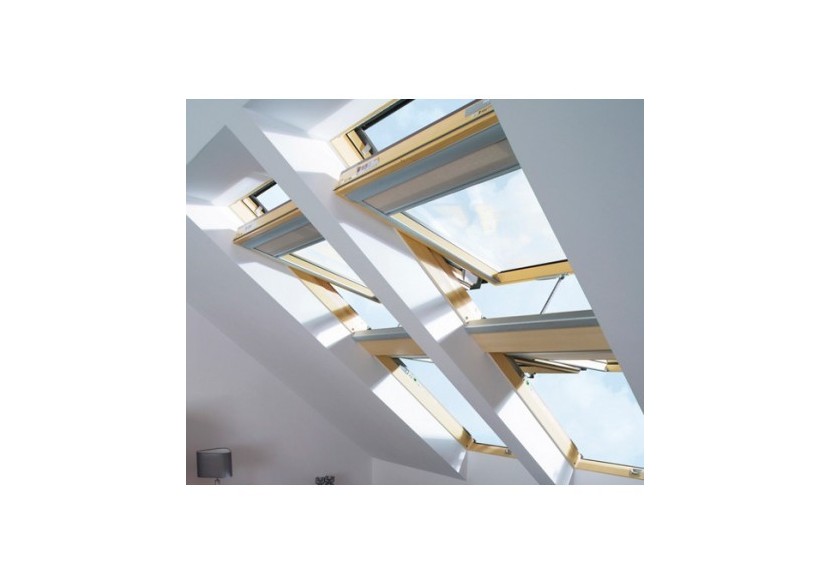 Fênetres de toit 94x140 en bois naturel à rotation FTP-V - 873Y09 - Fakro