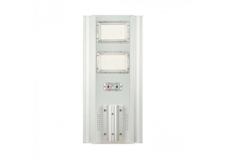 Lampadaire Solaire LED 33W 6400K Aluminium + PC