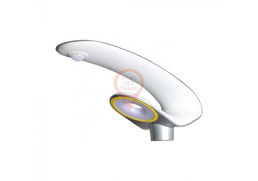 Lampe de jardin solaire LED 20W Capteur PIR Contrôle RF 4000K