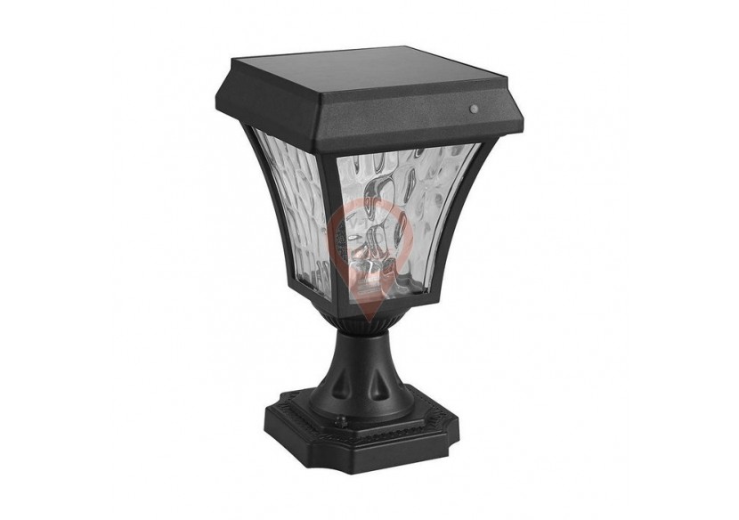 Lampe Solaire LED 2W Corps Noir 3en1 IP44