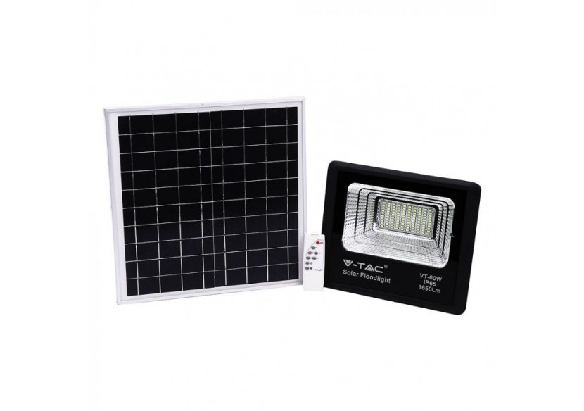 Panneau Solaire 20W avec Projecteur LED 6000K