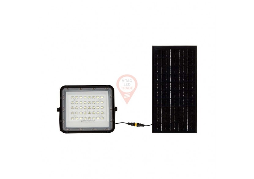 Projecteur solaire LED 10W, batterie remplaçable 4000K, fil de 3m, corps noir Projecteur solaire LED 10W, batterie remplaçable 4000K, fil de 3m, corps noir