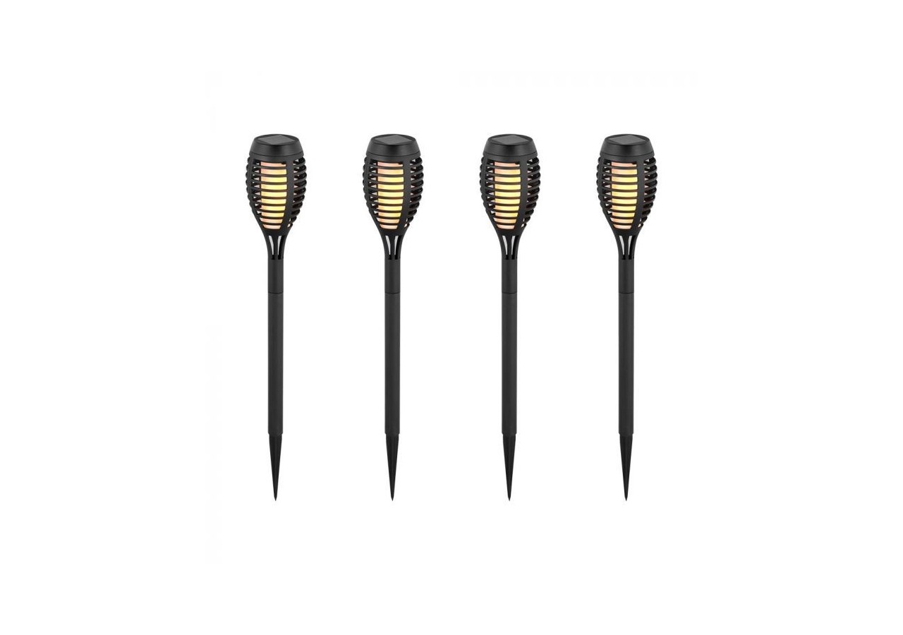 Bâton de flamme solaire 4 pièces