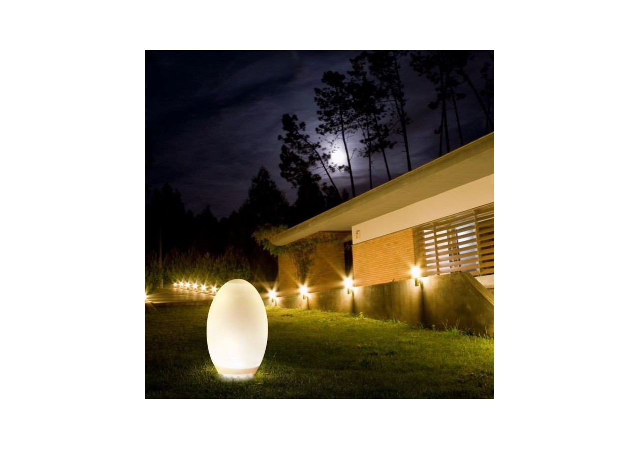 Lumière d'oeuf solaire LED RVB