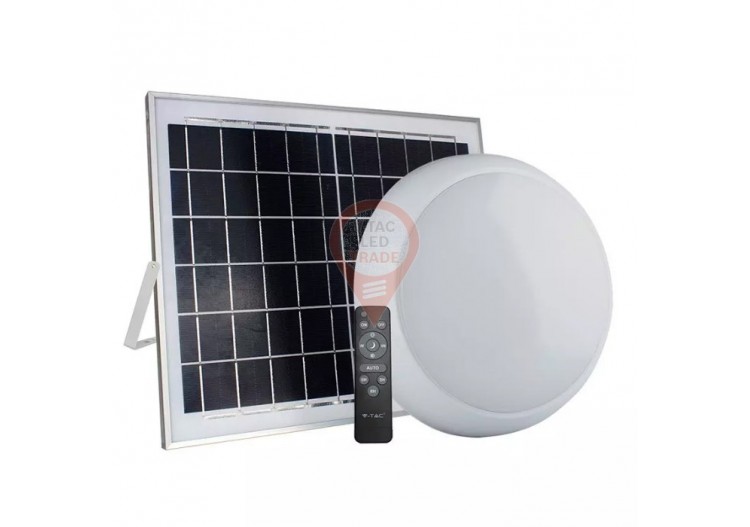 Plafonnier Solaire LED 15W Télécommande IP65 3 en 1