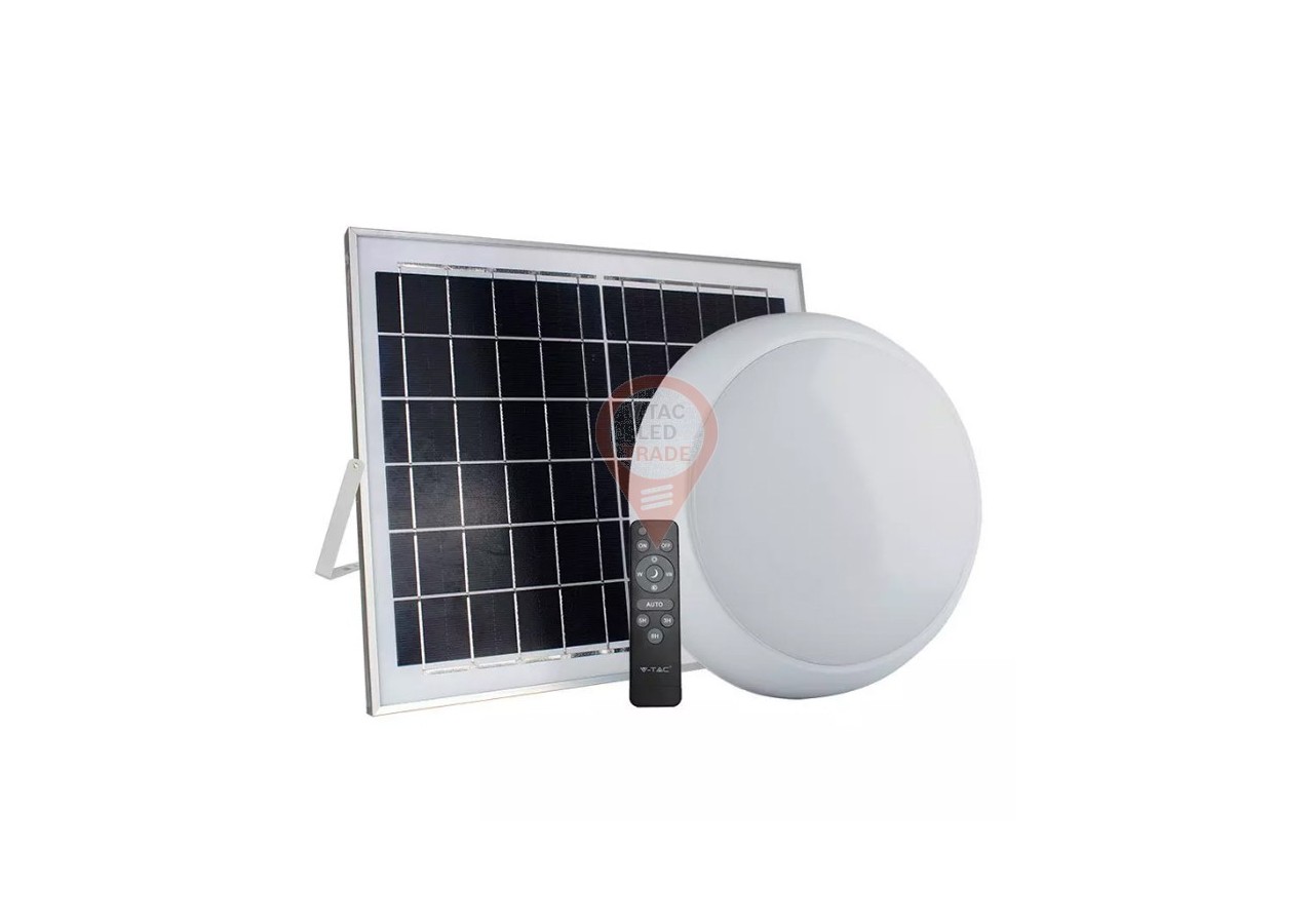Plafonnier Solaire LED 15W Télécommande IP65 3 en 1