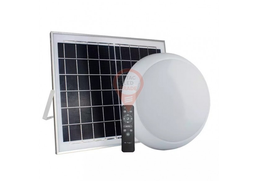 Plafonnier Solaire LED 15W Télécommande IP65 3 en 1
