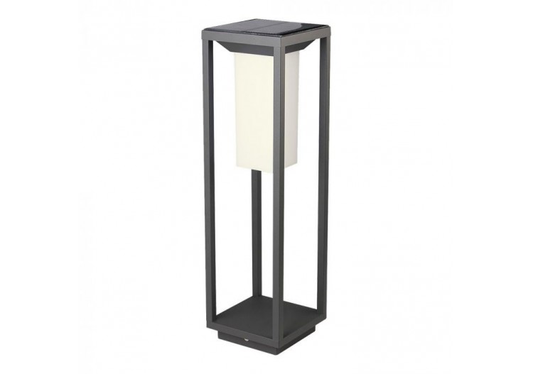 Borne Solaire LED 2W Puce SAMSUNG Corps Gris 3000K