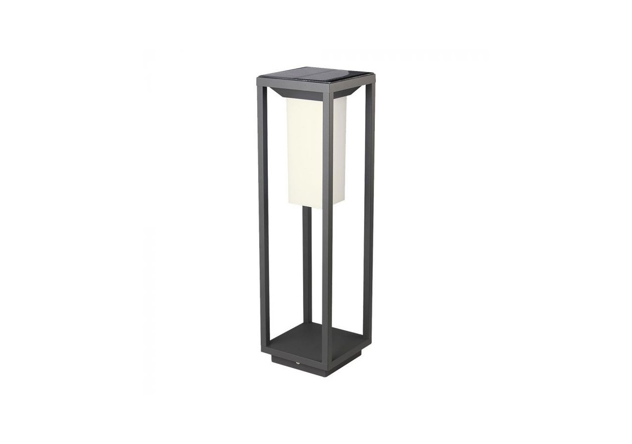 Borne Solaire LED 2W Puce SAMSUNG Corps Gris 3000K