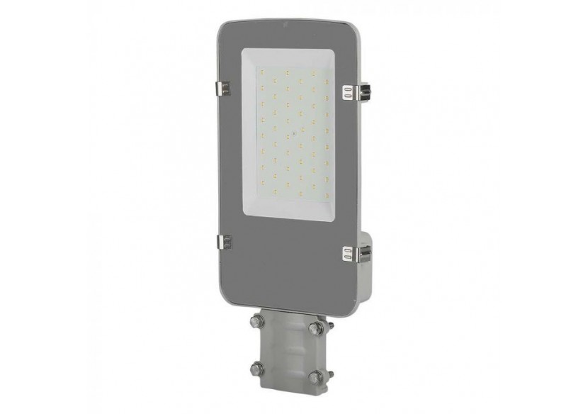 Lampadaire LED SAMSUNG CHIP 50W Corps Gris 4000K 5 ans de Garantie
