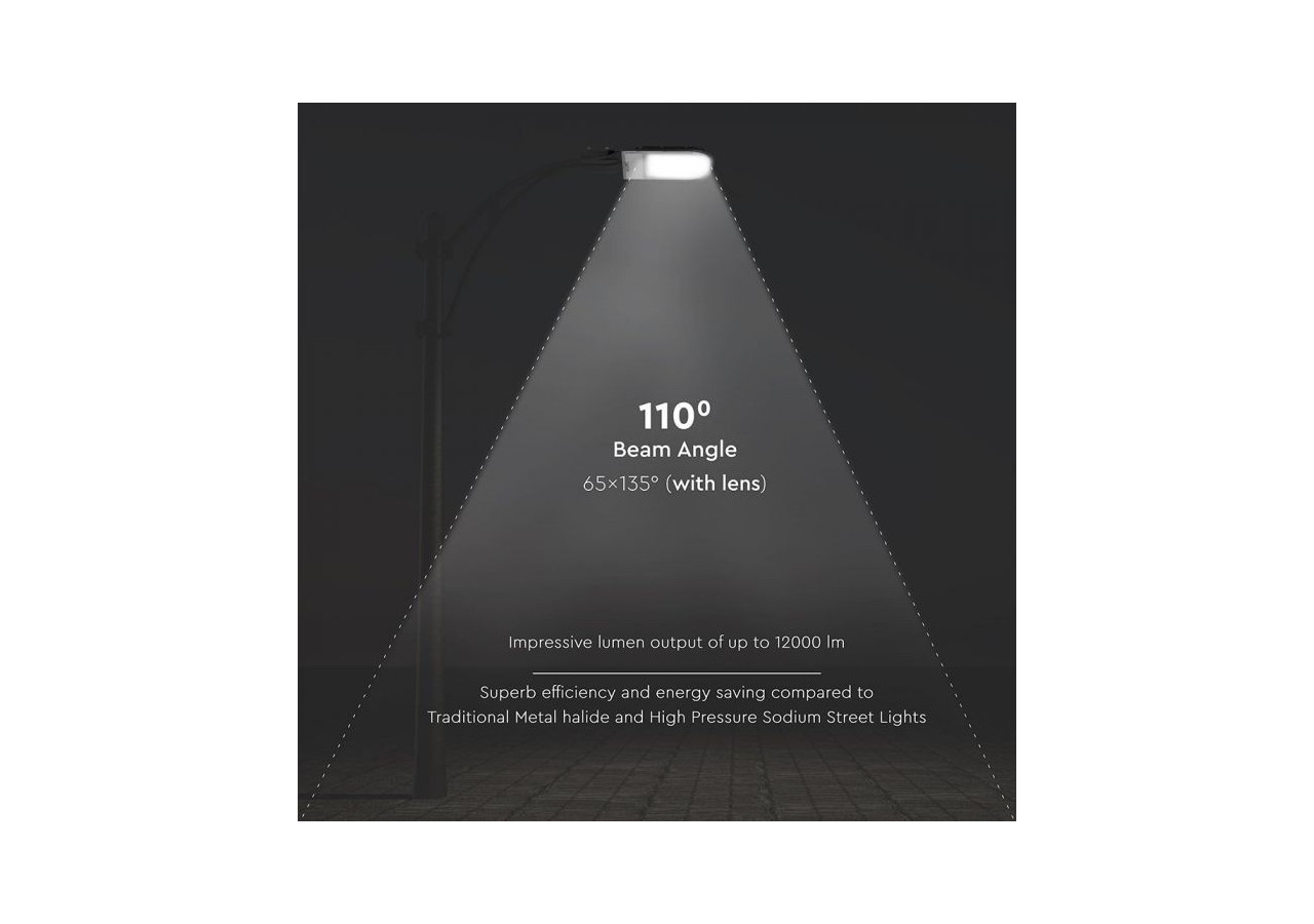 Lampadaire LED Puce SAMSUNG 3 ans de garantie - 50W 6400K