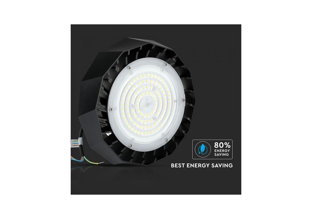 LED Highbay SAMSUNG CHIP & Driver - 100W 90' Corps Noir 120LM/WATT 4000K