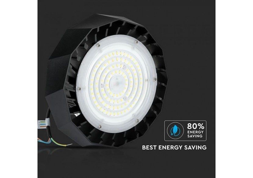 LED Highbay SAMSUNG CHIP & Driver - 100W 90' Corps Noir 120LM/WATT 4000K