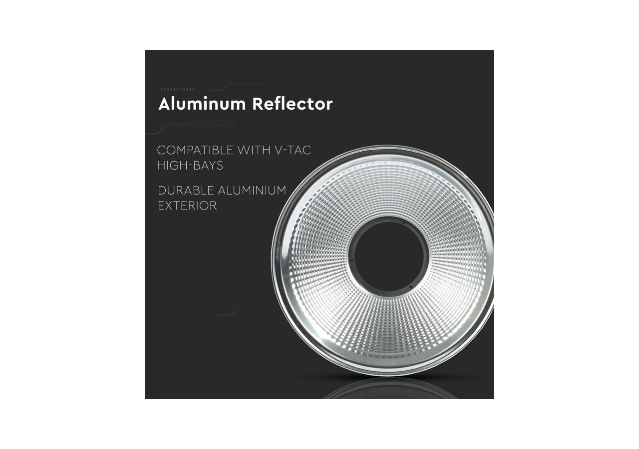 Réflecteur en aluminium 120`D