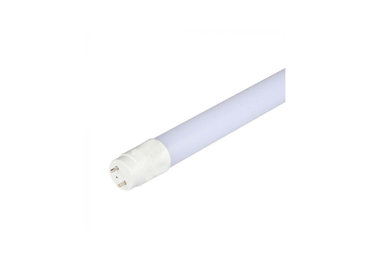 Tube LED T8 18W - Nano Plastique Non Rotatif Blanc 1 200 mm