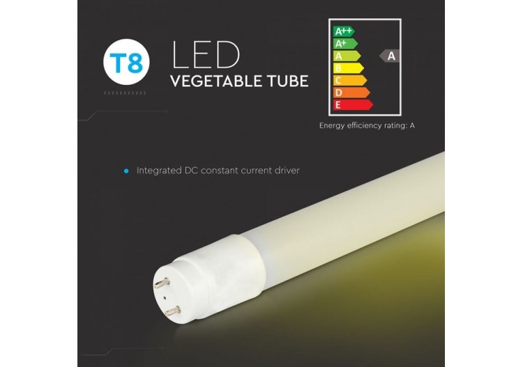 Tube LED T8 18W 1 200 mm VÉGÉTAL