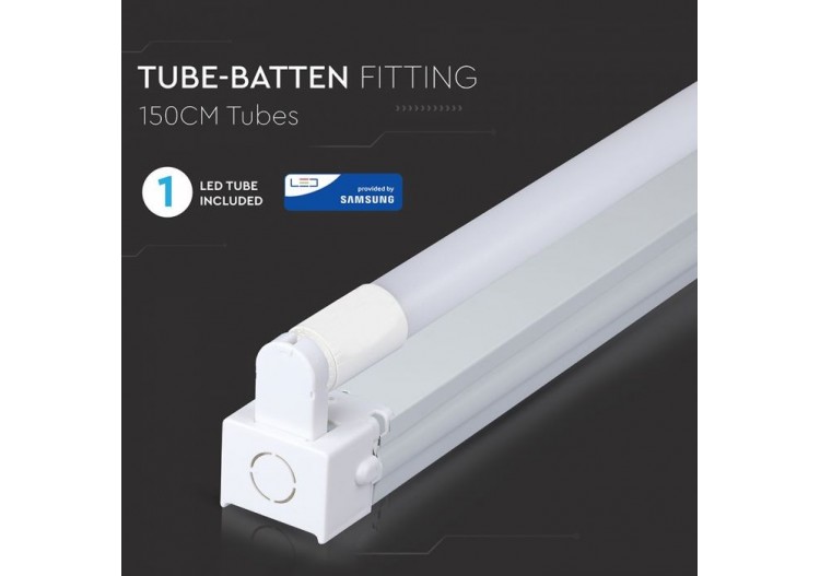 Luminaire LED 22W Simple Pile SAMSUNG CHIP 150cm Blanc Naturel