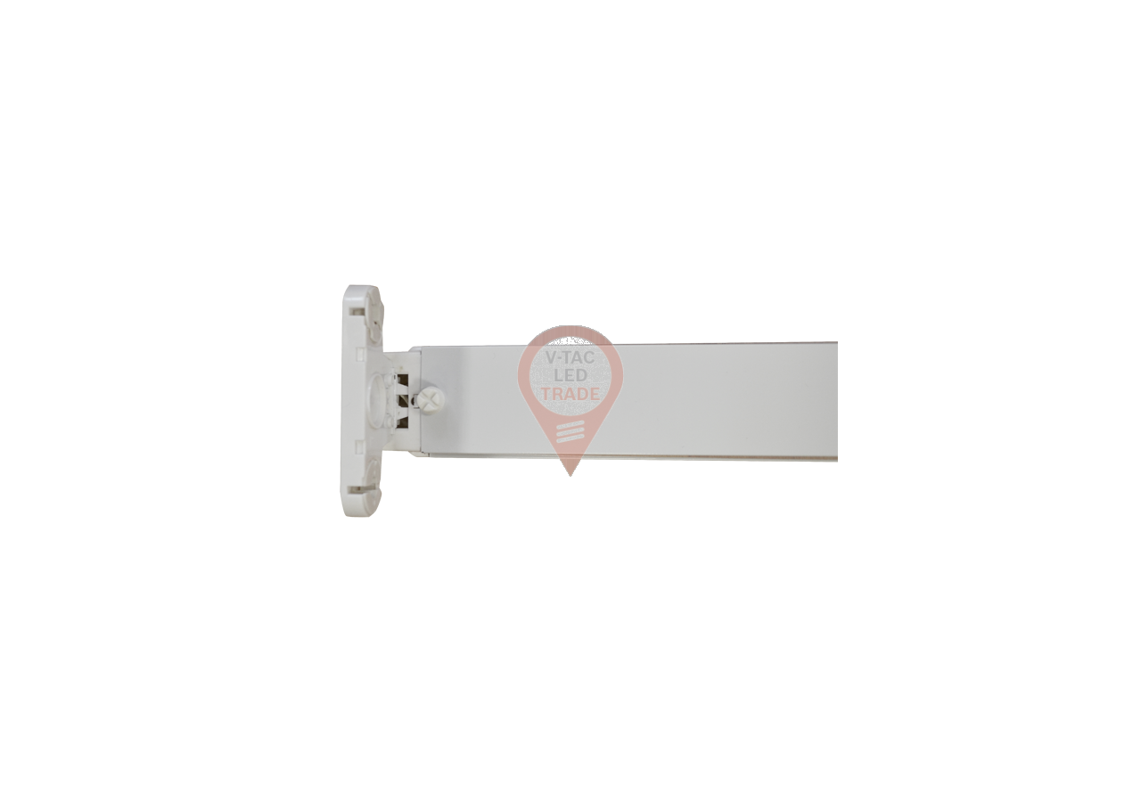 Raccord pour 2 tubes LED 1 200 mm