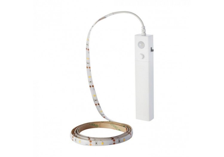 Bande LED 2,4W 2835 Capteur de Mouvement 1m. 2700K