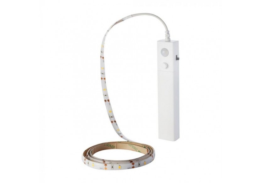 Bande LED 2,4W 2835 Capteur de Mouvement 1m. 2700K