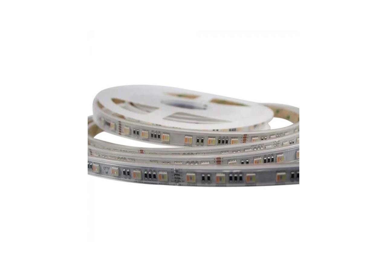 Bande LED SMD5050 60 LED 24V IP65 3 en 1 RVB