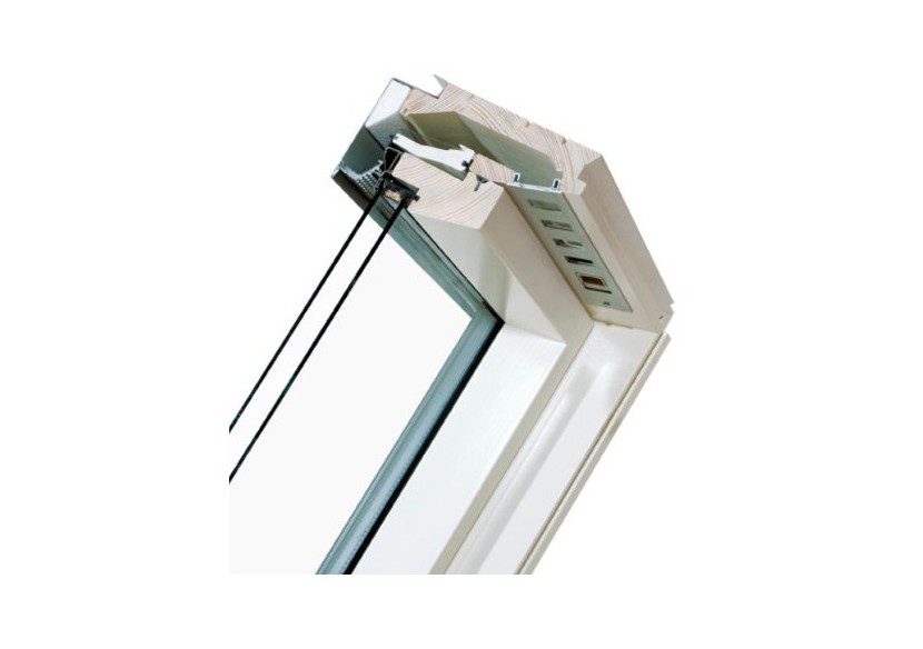 Fênetres de toit 55x98 en bois /polyuréthane à rotation FTU-V - 873Z02 - Fakro