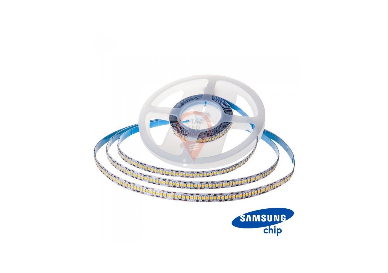 Bande LED SAMSUNG 2835 240 LED 24V IP20 4000K CRI95+