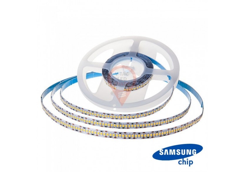 Bande LED SAMSUNG 2835 240 LED 24V IP20 4000K CRI95+